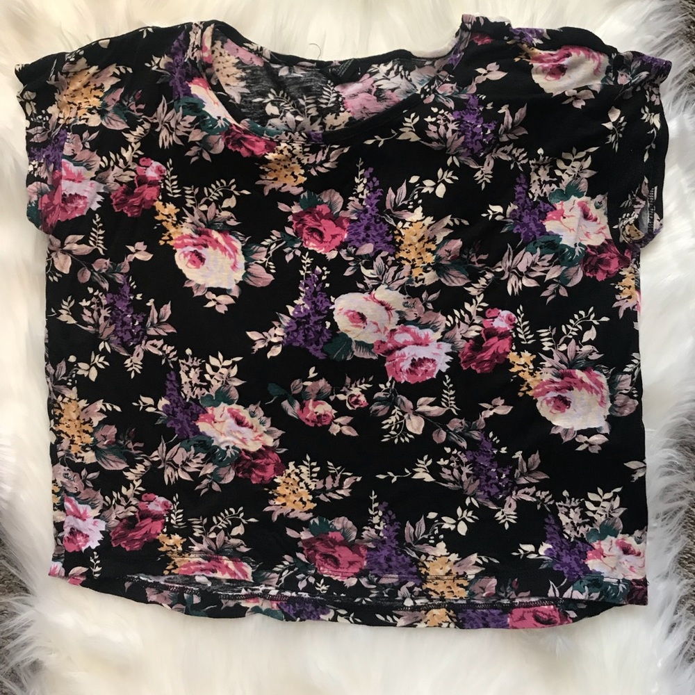 Floral crop top